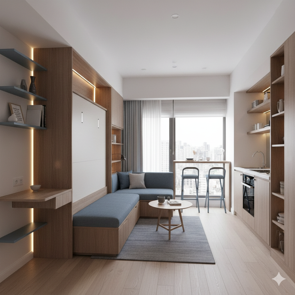 Comment optimiser un petit appartement : 15 astuces d’aménagement gain de place